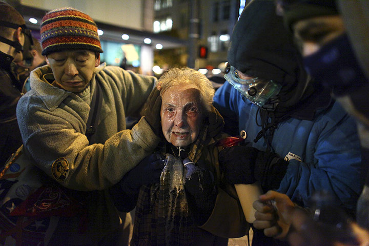 24 hours in pictures: Occupy Seattle protest at Westlake Park 