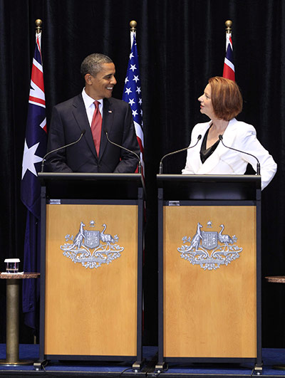 Obama visits Australia: An Australian and American Entente Cordiale