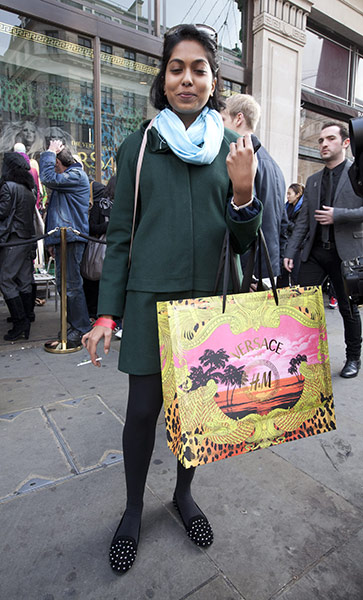 Versace for H&M: First shopper exits Versace for H&M
