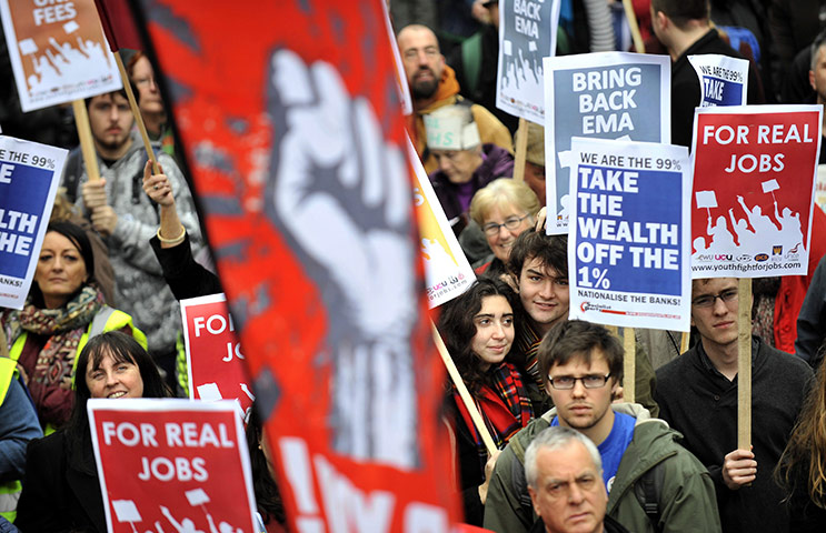 Week in business: Protesters march for Jobs in London