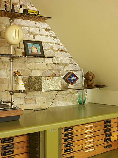 Copenhagen house: Under stairs