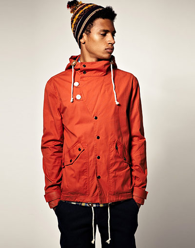 Skateboarding Fashion: red jacket