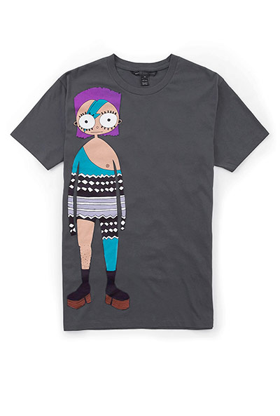 Skateboarding Fashion: ziggy stardust cartoon jumper