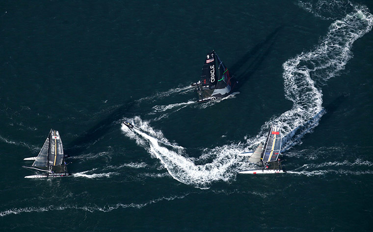 Sport pics of the week: An aerial view during the America's Cup World Series in San Diego