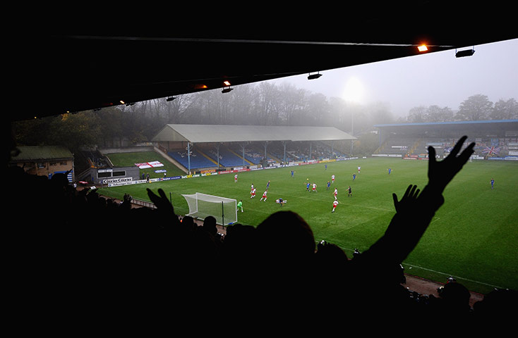 Sport pics of the week: Halifax fans appeal for a penalty in the FA Cup tie against Charlton