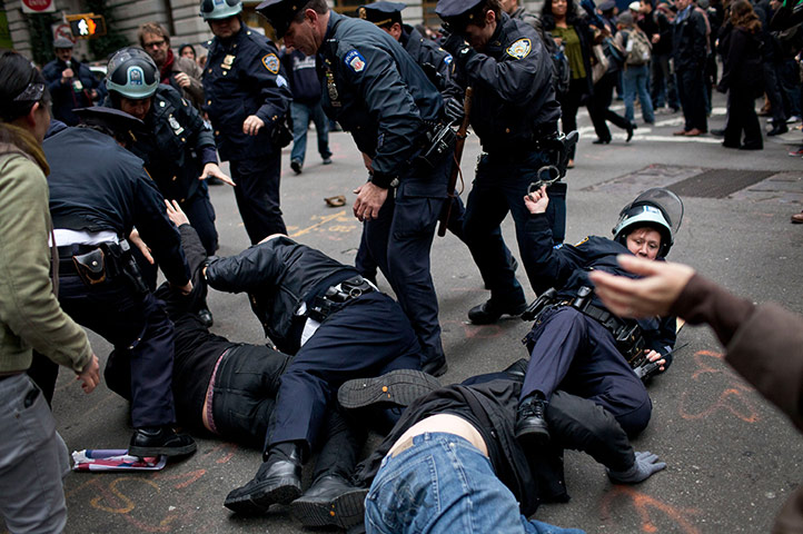 Occupy Day of Action: Occupy Wall Street Holds Major Day Of Action In New York City