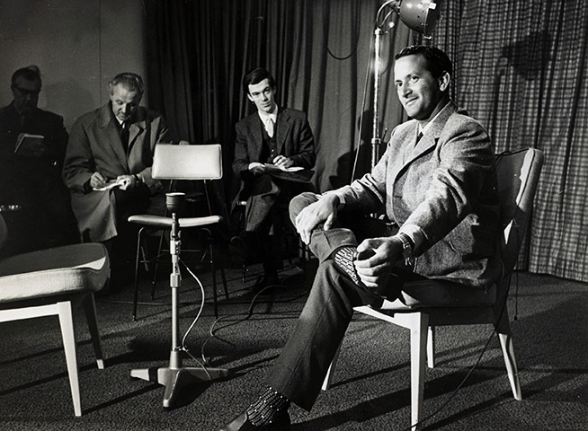 Basil D'Oliveira: Basil D'Oliveira at a press conference on 2nd March 1967