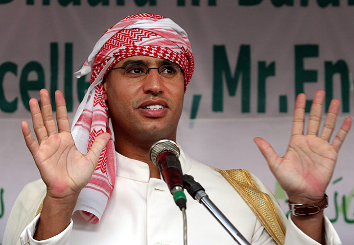 Saif al-Islam Gaddafi: Reports: Saif al-Islam Gaddafi seeking flight to the Hague