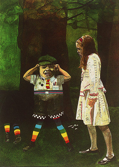 Alice in Wonderland Tate: But isn't it old! Tweedledum cried, by Peter Blake