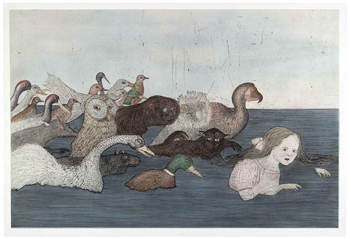 Alice in Wonderland Tate: Pool of Tears 2, by Kiki Smith