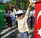 Turchia, per protestare contro il blocco di Gaza 2010