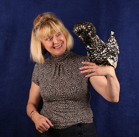 National Poultry show: Participant in The National Poultry Show, Stoneleigh, UK