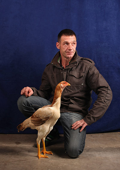 National Poultry show: Participant in The National Poultry Show, Stoneleigh, UK