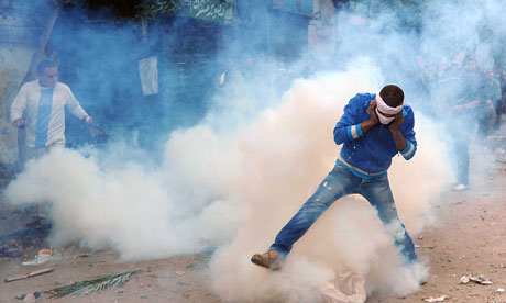 Clashes in Tahrir square