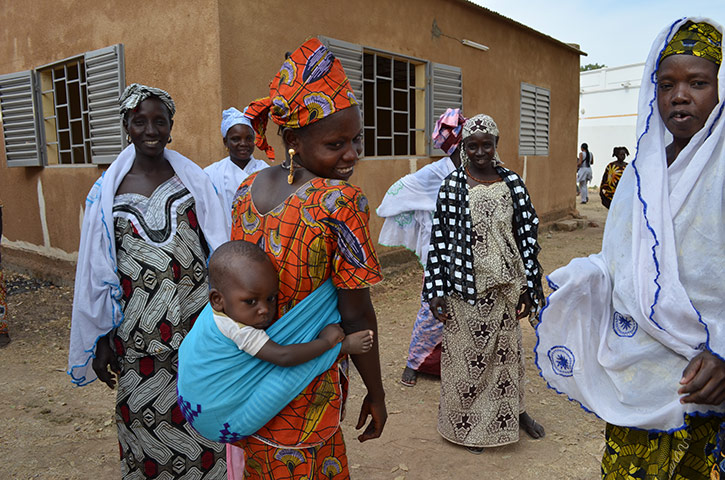 Mali farmer conference : in Nyeleni village