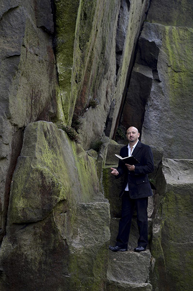 Making Britain: Poet John Siddique at the Cow and Calf Rocks above Ilkley