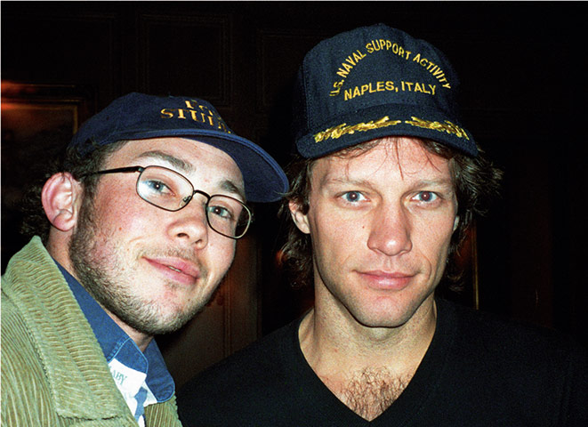 Richard Simpkin photos: Richard Simpkin with Jon Bon Jovi in 1997