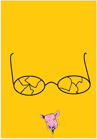 Lord of the Flies cover competition: A sign of anarchy, an entry in the Lord of the Flies cover competition