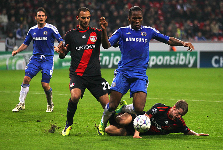 Wed Champions League: Didier Drogba penalty appeal