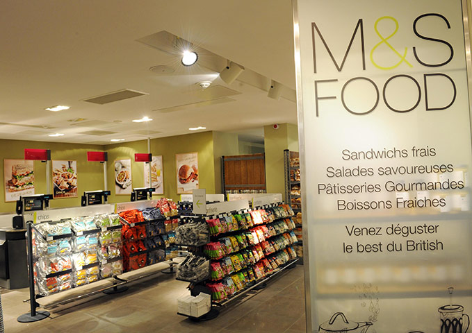 Marks & Spencer in Paris: The food department