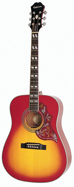 Christmas gifts: protest: Epiphone Hummingbird guitar