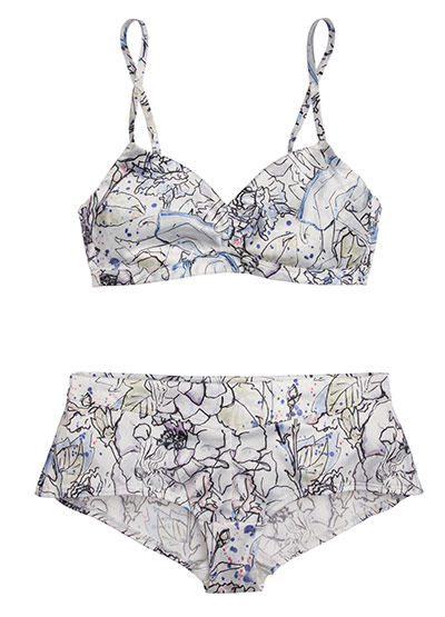 fashionbriefing26: Sasha Pivovarova underwear for Gap