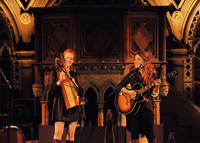 Week in music: Webb Sisters Perform At Union Chapel In London