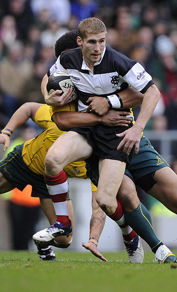 rugby: Barbarians v Australia