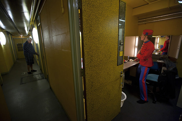 Cinderella pantomime: Cast members prepare for the show