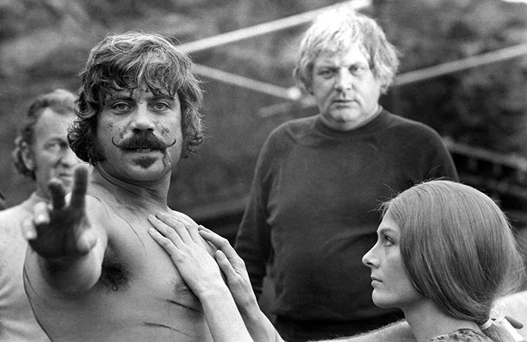 Ken Russell: 1971: On the set of the film 'The Devils'