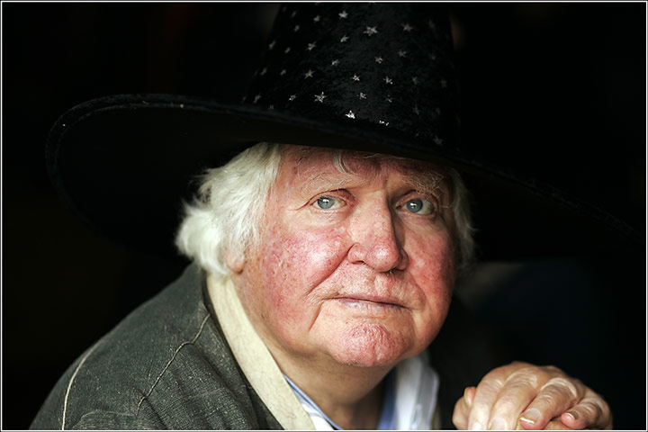 Ken Russell: 2005: Ken Russell at the Coniston Water Festival in the Lake District