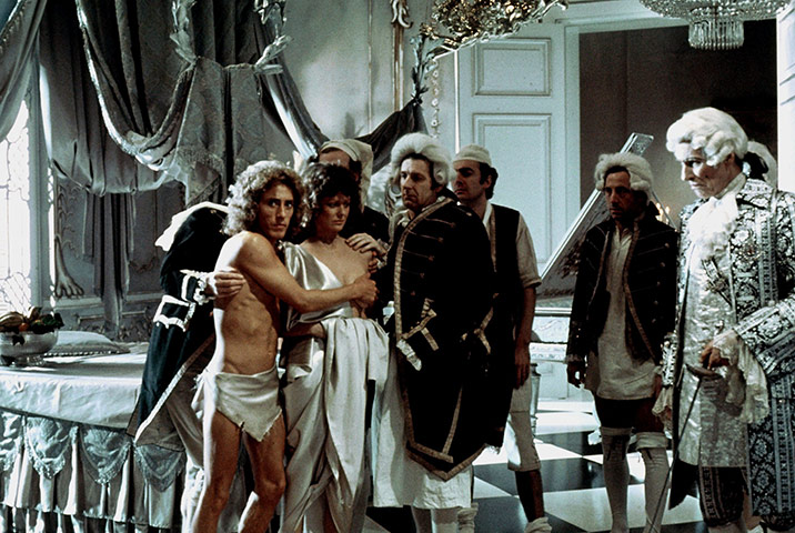 Ken Russell: 1975: Roger Daltry and Fiona Lewis in 'Lisztomania'