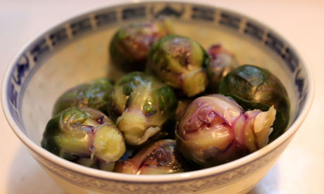 Red sprouts are on sale at the Co-op.