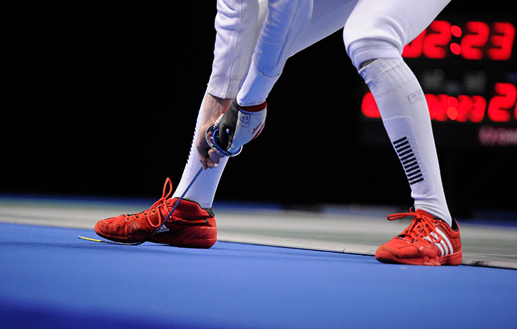 Amateur Boxing: Olympic fencing test event Excel, East London