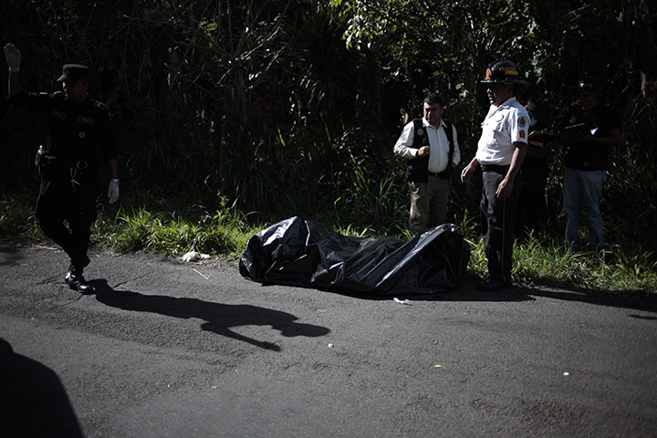 24 hours in pictures: murdered woman found in Guatemala City
