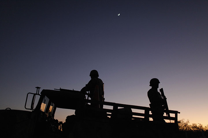 24 hours in pictures: ranch used by narco hitmen to kill their rivals in mexico