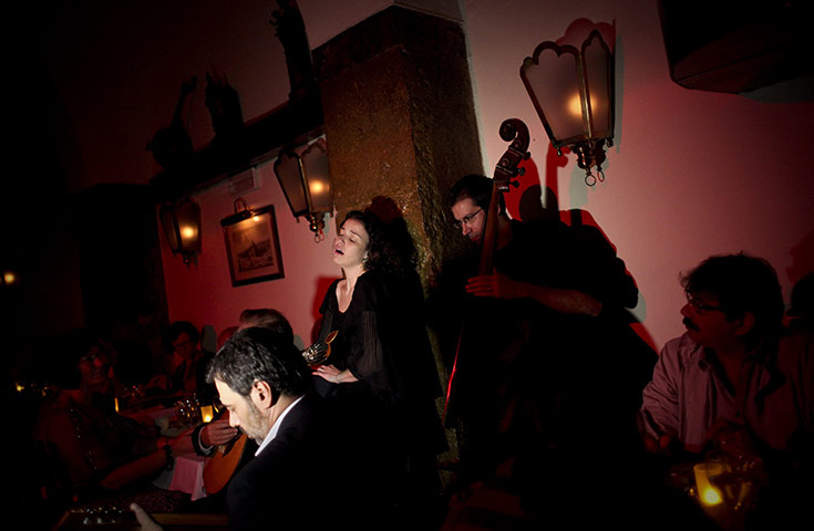 Intangible heritage: Singer Dana performs in the Fado House in Lisbon