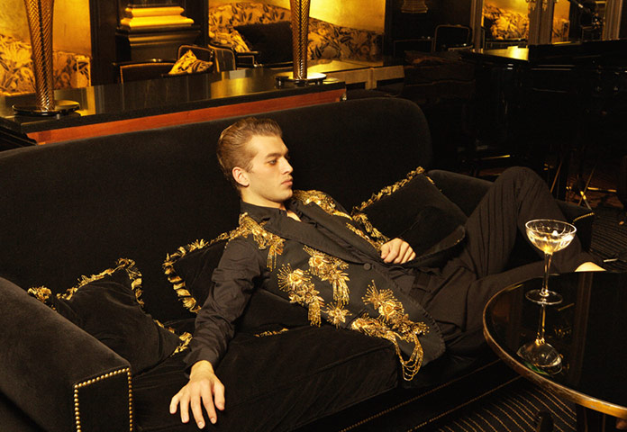 Golden age fashion: Embellished waistcoat