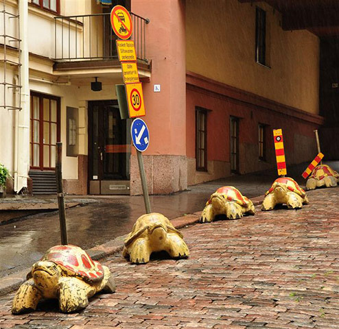 In pictures: Caution: traffic signs