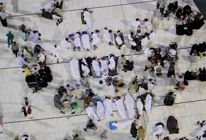 Hajj: pilgrims rest