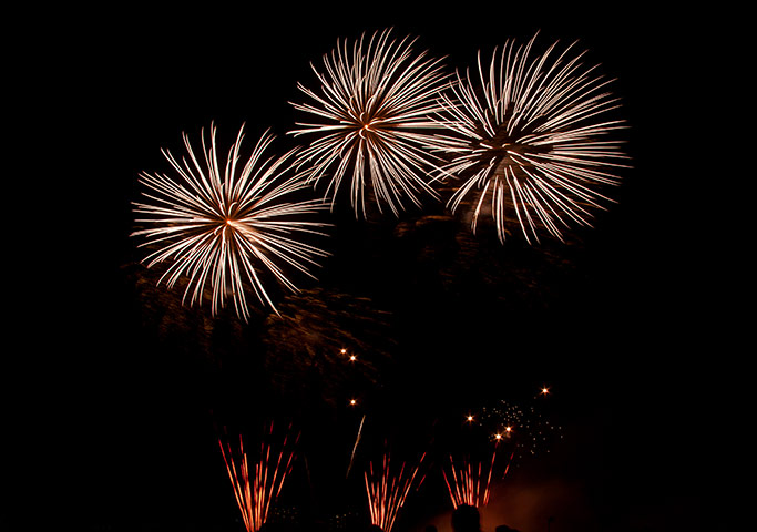 In pictures: Bonfire: firework display in Newham