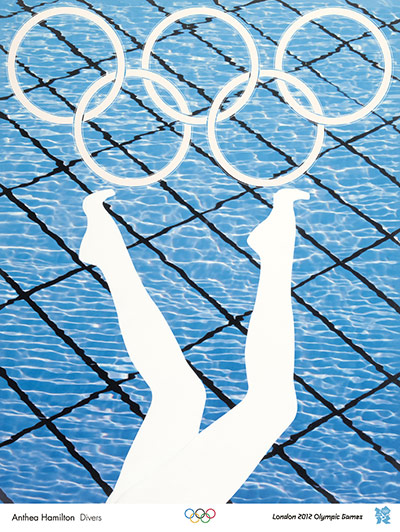 Official Olympic posters: Anthea Hamilton Olympic poster