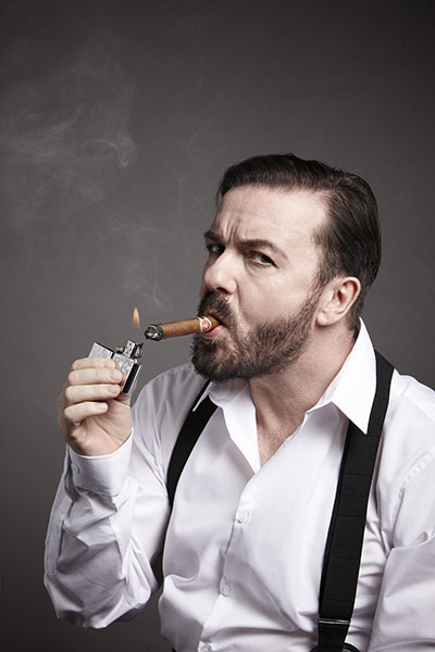Ricky Gervais: Ricky Gervais: cigar1