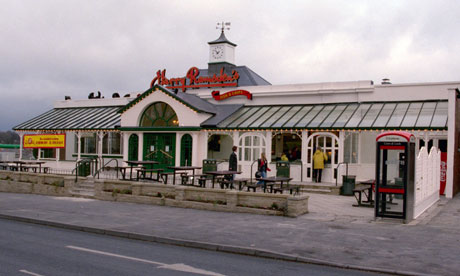 Harry Ramsdens fish and chip shop in Leeds