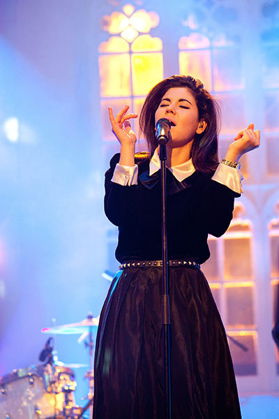 Other Voices festival: Marina & the Diamonds, on stage in St James's Church on 7 December 2010