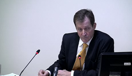 Alastair Campbell at the Leveson inquiry