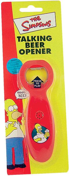 Chefs' kitchen kit: Homer Simpson bottle opener