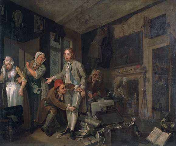 Free Museum entry: A Rake's Progress by William Hogarth