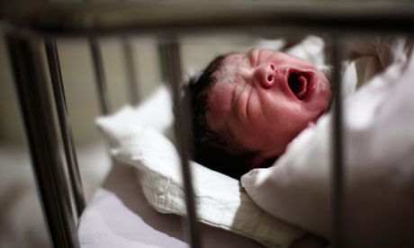 A newborn Chinese baby 