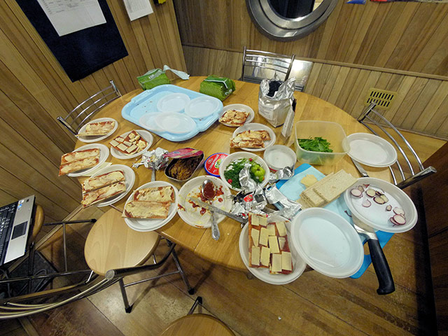 Mars500: A table with 